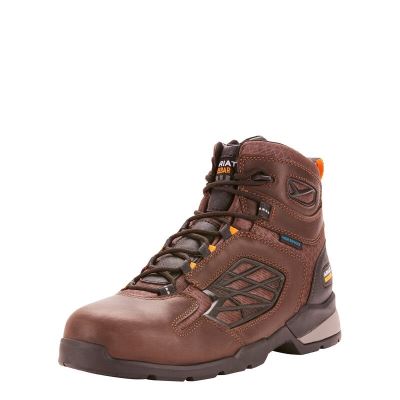 Ariat Rebar Flex 6" Koyu Kahverengi Iş Ayakkabıları Erkek (40728-308)